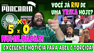 💥HUMILHADAS!🚨 PALMEIRAS 5 X O TRIKAS 😂 REAÇÕES SÃO PAULINOS 😂 EXCELENTE NOTÍCIA PRA 2024