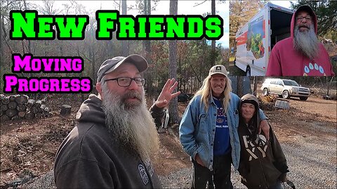 New Friends | Moving PROGRESS With UHaul | Shed To House Raw Land Arkansas