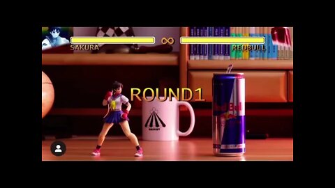 Fighting Games - Sakura x Red Bull - Funny - #Shorts