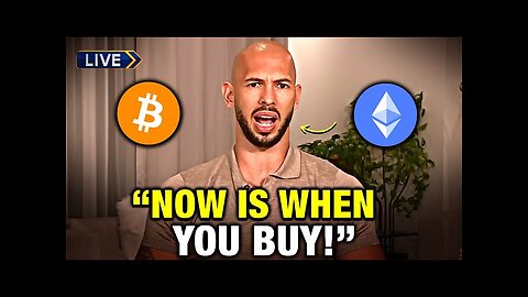 This is the time when you Buy!!!! Andrew tate on Bitcoin and crypto.