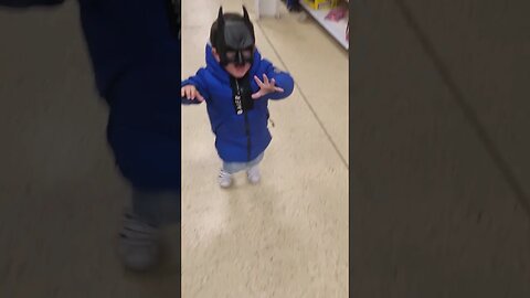 Cute baby having fun as BATMAN #viral #trending #shorts #batman