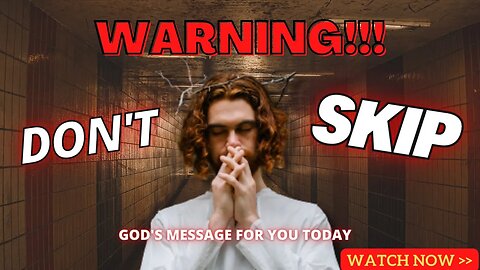 Don't Ignore This Video If You've Been Praying For Something | God Message For You Today | Christian