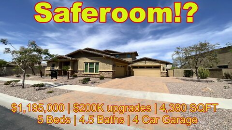 $1,195,000 | Saferoom | $200K upgrades | 4,380 SQFT | 5 Beds | 4.5 Baths | 4 Car
