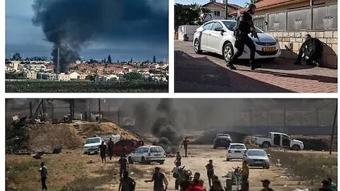 ‼️Israel Strikes Back-Palestinians Retreat to Gaza. 2023.10.8*