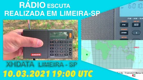 Radio listens to XHDATA with native radio antenna in Limeira SP EP 10