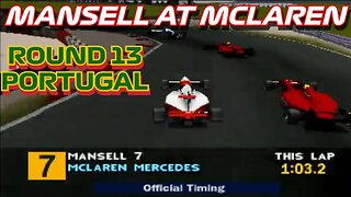 Mansell at McLaren | Round 13: Portuguese Grand Prix | Formula 1 (PS1)