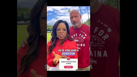 WOMAN GOES OFF ON OPRAH AND THE ROCK FOR SOLICITING DONATIONS!