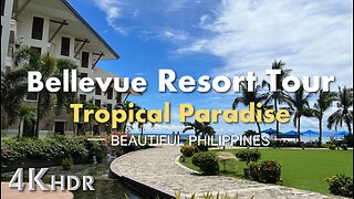 Bellevue beach Resort | LUXURY 5-STAR TOUR & REVIEW | 4K Drone and walkthrough | PHILIPPINES, Bohol.