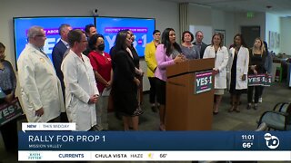Rally in Mission Valley for Prop 1