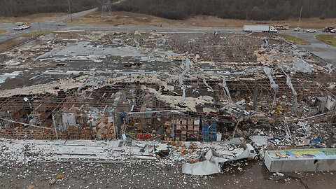 Tornado Rips Through Grand Blanc, Michigan, Destroys Warehouse and Damages Homes