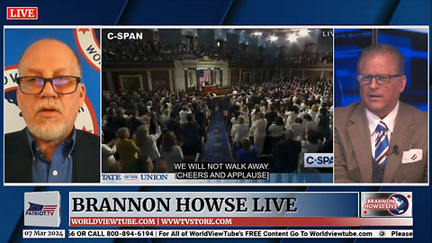 Leo Hohmann and Brannon Howse Give Live Commentary During Joe Biden's State of the Union Address