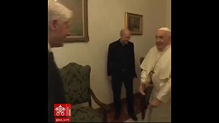 Pope Francis hosted a meeting with former President Bill Clinton and Alex Soros, son of George Soros
