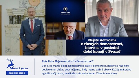 Petr Fiala. Nejste nervózní z demonstrací?