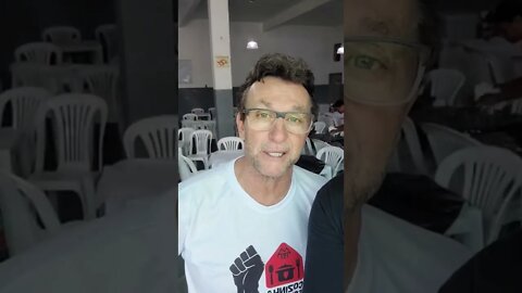 Craque Neto com Guilherme Boulos na Cozinha Solidária