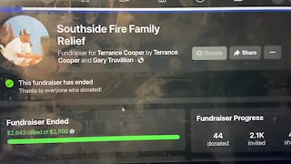 Families displaced by apartment fire helped by pair of community activists