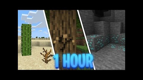 1 Hour of Minecraft Survival Gameplay | 1080p 60fps