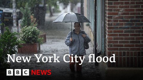 New York City: State of emergency declared over flash flooding - BBC News