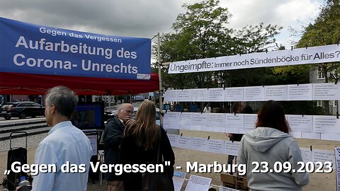 „Gegen das Vergessen" - Marburg 23.09.2023