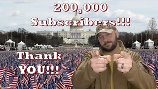 200,000 Subscribers!!! Huge SHOUTOUT to ALL of you!!!