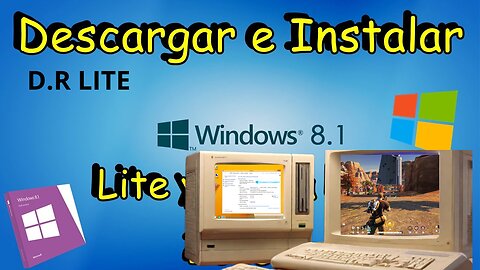 WINDOWS 8.1 LITE PARA EQUIPOS DE POCO RECURSOS OTIMIZADO PARA JUEGOS 2024