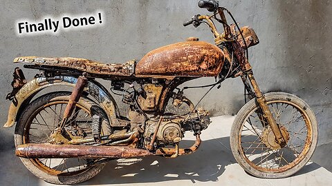 Full Restoration Around 60 Years Old Honda Motorcycle #Livewithcreativity #motorcycle #motivation
