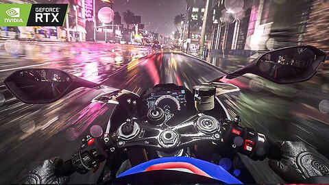 GTA 5: RTX 4090 POV Ultra Realistic Motorbike Ride Gameplay! 2023 Ray Tracing Graphics Mod