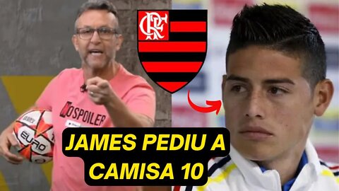 PLANTÃO URGENTE! JAMES RODRÍGUEZ NO FLAMENGO! MERCADO DA BOLA FLAMENGO