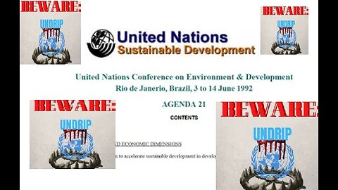 Agenda 21/2030 UNDRIP means DEATH