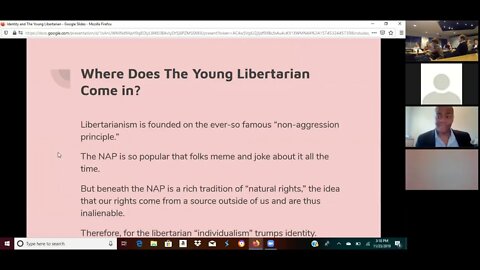 Christian Watson Lecture #1: Identity And The Young Libertarian