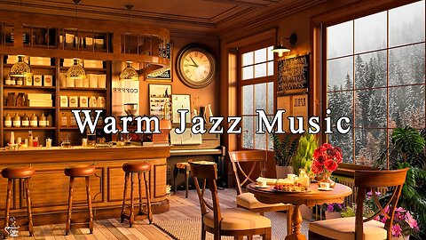 Smooth Jazz Instrumental Music For Study, Work ☕ Cozy Coffee Shop Ambience & Relaxing Jazz Music
