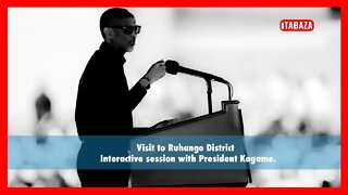 Ikiganiro Perezida Kagame yagiranye n'Abaturage