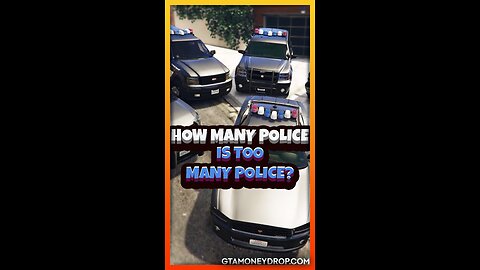 🤔 How many police, is too MANY police? | Funny #GTA clips Ep 571 #game #gtaonline