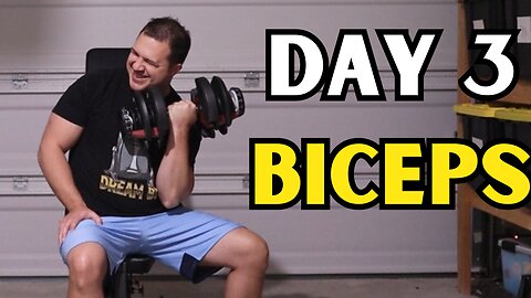 Day 3 - BICEPS Workout For Beginners