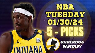 #UNDERDOGFANTASY | BEST #NBA PLAYER PROPS FOR TUESDAY | 01/30/24 | BEST BETS | #BASKETBALL | TODAY