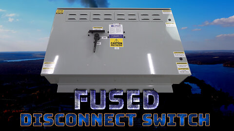 Fused Disconnect Switch - NEMA 3R - 600V AC Delta or Wye