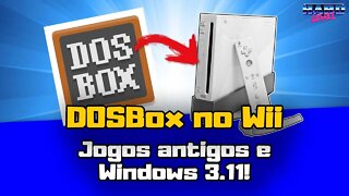 Dosbox no Wii - Teste de jogos antigos e Windows 3.11! Será que agora roda???