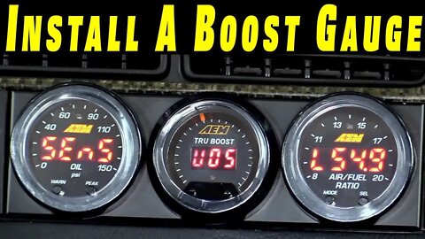 How To Install A Boost Gauge On Any Car