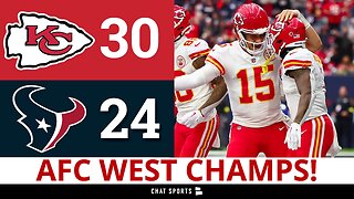 Kansas City Chiefs vs. Houston Texans Postgame Show | Chiefs are AFC West CHAMPIONS!