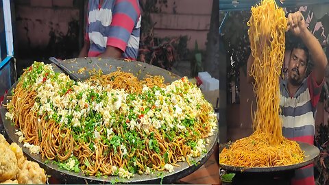 Famous 15 EGG Chowmein of India 😍😍 - Kolkata Street Food - Street Style Chowmein