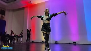 Evelynn K/DA do jogo LOL na 1º Bateria do Concurso Cosplay Lip Sync Challenge na Poc Con 2022