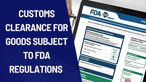 Navigating FDA Regulations: Customs Clearance for Goods