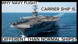 Why navy flight carrier ship is different than normal ships? #UNKNOWNNIGHT