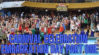 Embarkation Day on the Carnival Celebration from Port of Miami Part One