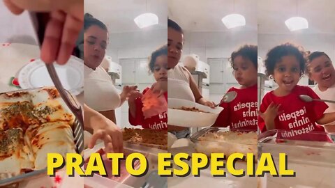 JOYCE E ANDRIELLY PREPARAM UM PRATO ESPECI@L PRA FAMÍLIA