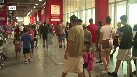 Back to school bash at Raymond James Stadium