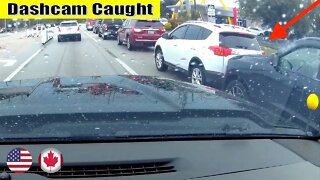 North American Car Driving Fails Compilation - 393 [Dashcam & Crash Compilation]