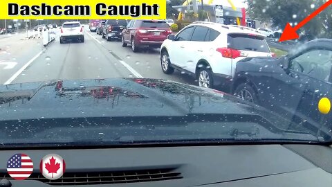 North American Car Driving Fails Compilation - 393 [Dashcam & Crash Compilation]