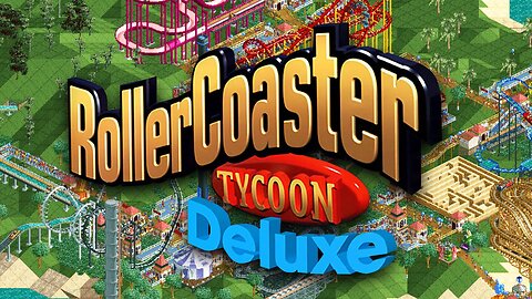 Roller Coaster Tycoon Deluxe (PC Game) Long Play / Gameplay Video - No Commentary - Leafy Lake