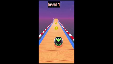 ☁️Sky Rolling Ball 3D - 🎮Gameplay Walkthrough Part 1 Level 1 (Android, iOS) #short