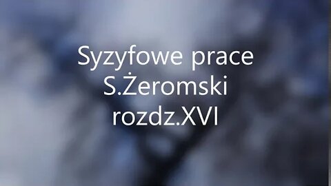 Syzyfowe prace -S.Żeromski rozdz XVI audiobook